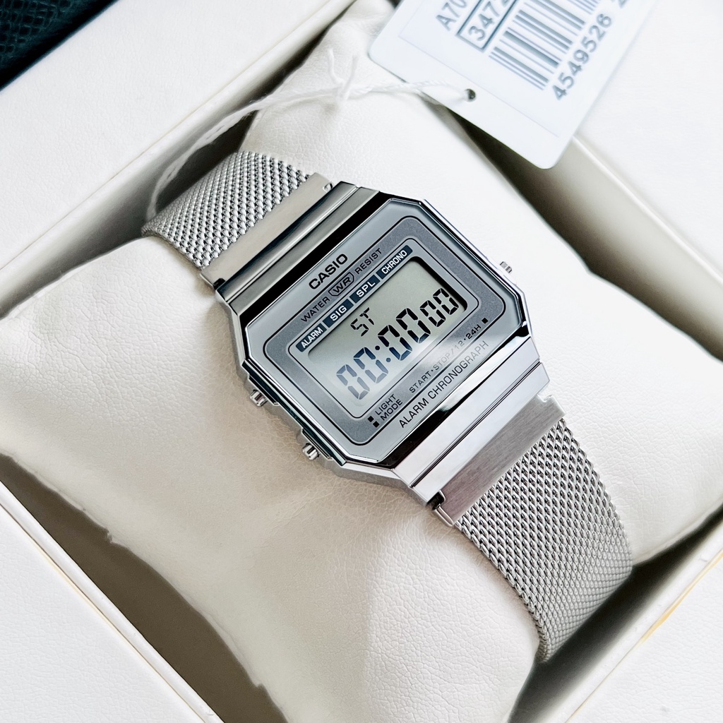 Đồng hồ nam dây thép Casio A700WM 7A