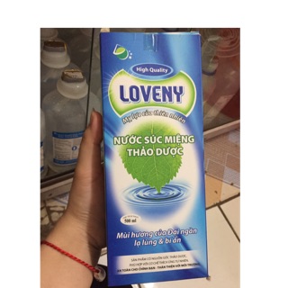 Nước súc miệng thảo mộc Loveny 500ml