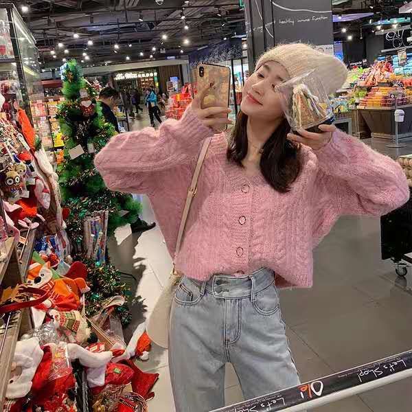Áo Khoác Sweater Dáng Rộng Thời Trang Mùa Xuân Hàn Quốc 2020 Dành Cho Nữ | BigBuy360 - bigbuy360.vn