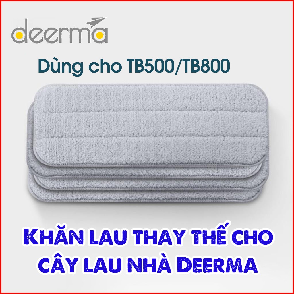 [Hỏa Tốc HCM] Combo Khăn Thay Thế Cho Cây Lau Nhà Deerma TB500