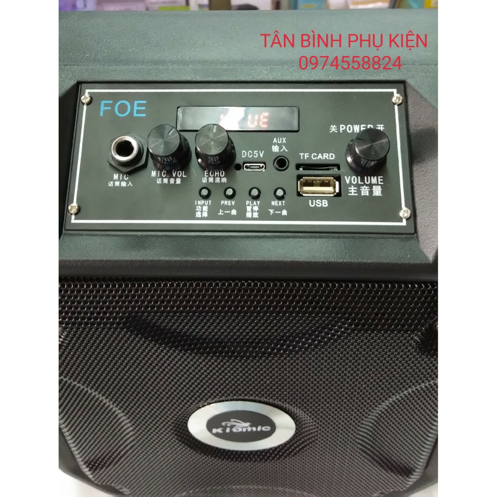 LOA HÁT KARAOKE XÁCH TAY mini KIOMIC K68