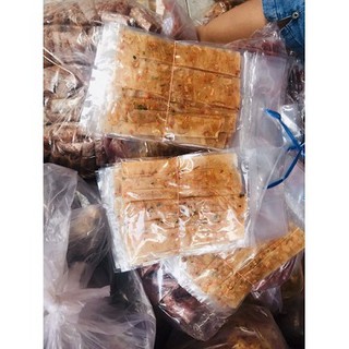 Bánh tráng dẻo cuốn hành phi chay
