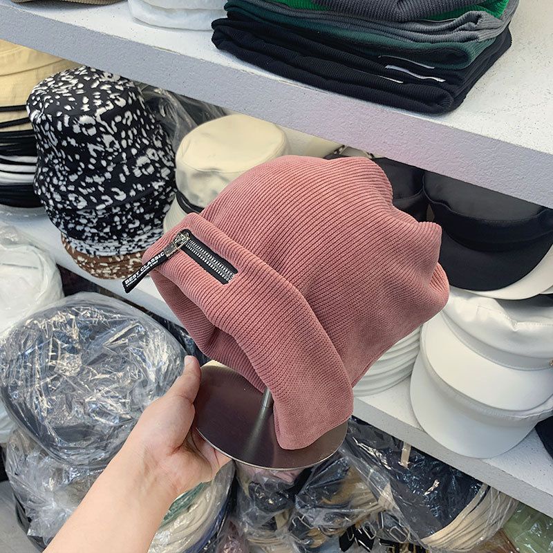 MŨ LEN NHUNG KHÓA KÉO CÁ TÍNH HÀNG CAO CẤP