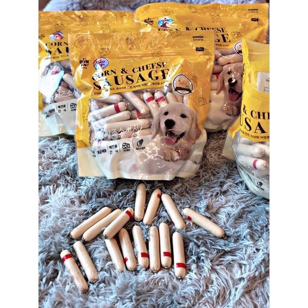 XÚC XÍCH BOW BOW NHẬP KHẨU HÀN QUỐC VỊ PHÔ MAI CHO THÚ CƯNG