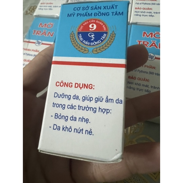 Mỡ trăn trại rắn Đồng Tâm 20gr
