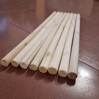Thanh Gỗ Tròn Bồ Đề Phi 2cm Dài 50cm ( Có Mắt Gỗ)