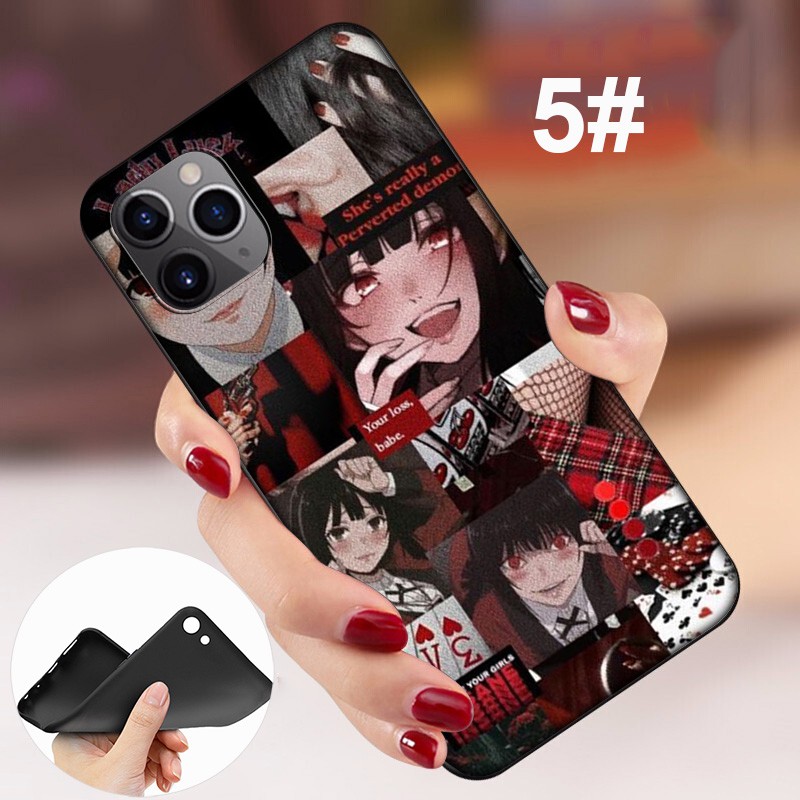 iPhone X Xs Max XR 6 6s 7 8 Plus 5 5s SE 2020 6+ 6s+ 7+ 8+ Protective Soft TPU Case 70LF Kakegurui Yumeko  Anime Casing Soft Case