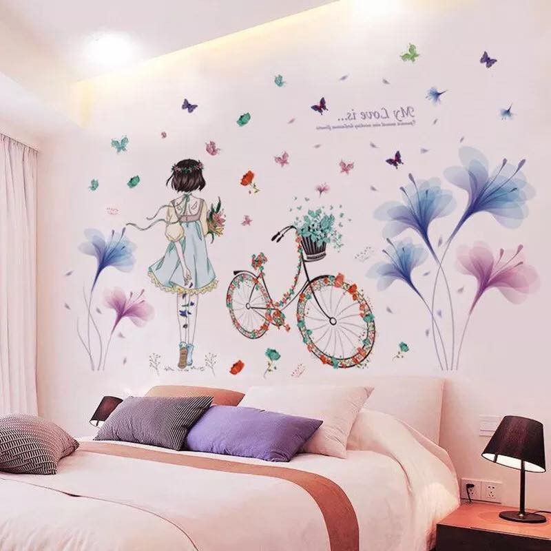 [Mã LIFEHLDEC giảm 10% đơn 99k] [SALE OFF] Decal dán tường trang trí phòng ngủ - tranh dán tường phòng cưới | BigBuy360 - bigbuy360.vn