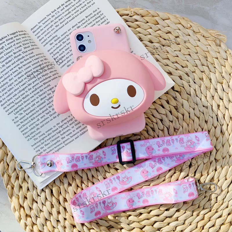 Ốp điện thoại silicon kiêm ví đựng tiền xu họa tiết hello kitty xinh xắn cho Samsung Oppo Iphone Vivo Huawei