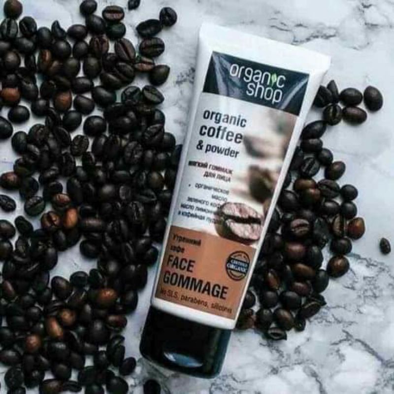 TẨY DA CHẾT CAFE ORGANIC MẶT