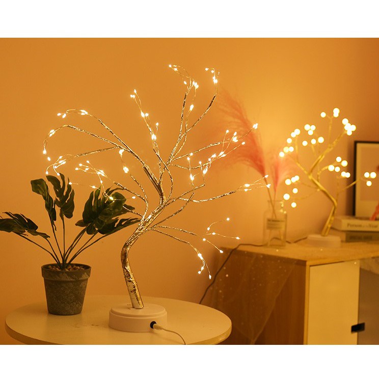Đèn led hình cây trang trí phòng ngủ phòng khách siêu đẹp CÓ BẢO HÀNH