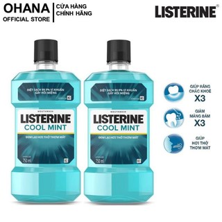 Nước súc miệng Listerine cool mint