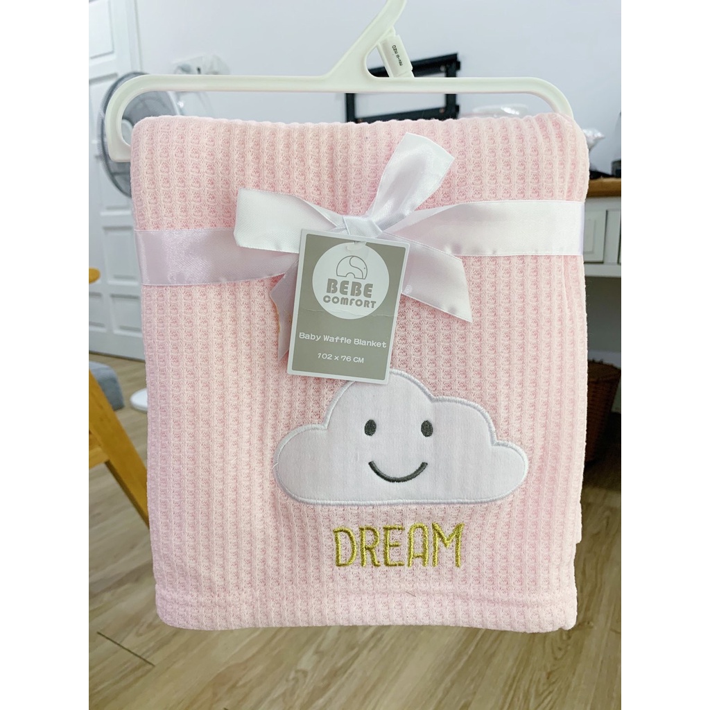 Chăn lưới chống ngạt - Gối chống bẹp đầu BEBE COMFORT siêu mềm mịn cho bé - Sẵn hàng đủ màu