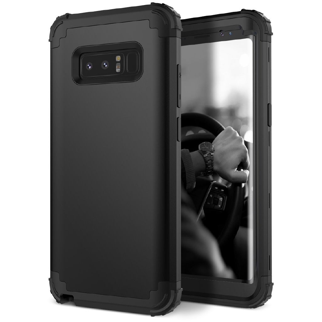 Ốp điện thoại bằng nhựa mặt nhám 3 trong 1 cho Samsung S8 / S8 Plus / Note 8