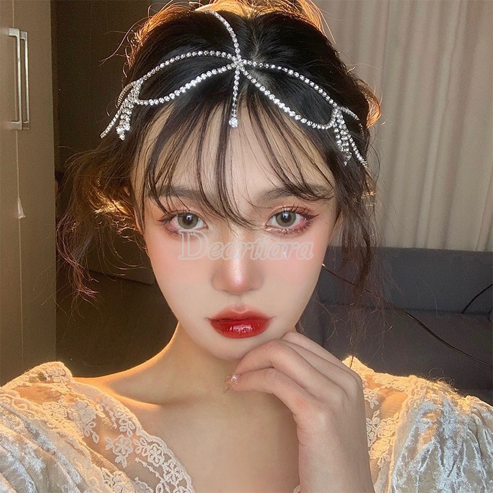 Cài tóc đính đá phong cách Ấu Mỹ thời trang