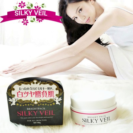 KEM DƯỠNG SIÊU TRẮNG DA MẶT & BODY SILKY VEIL NHẬT