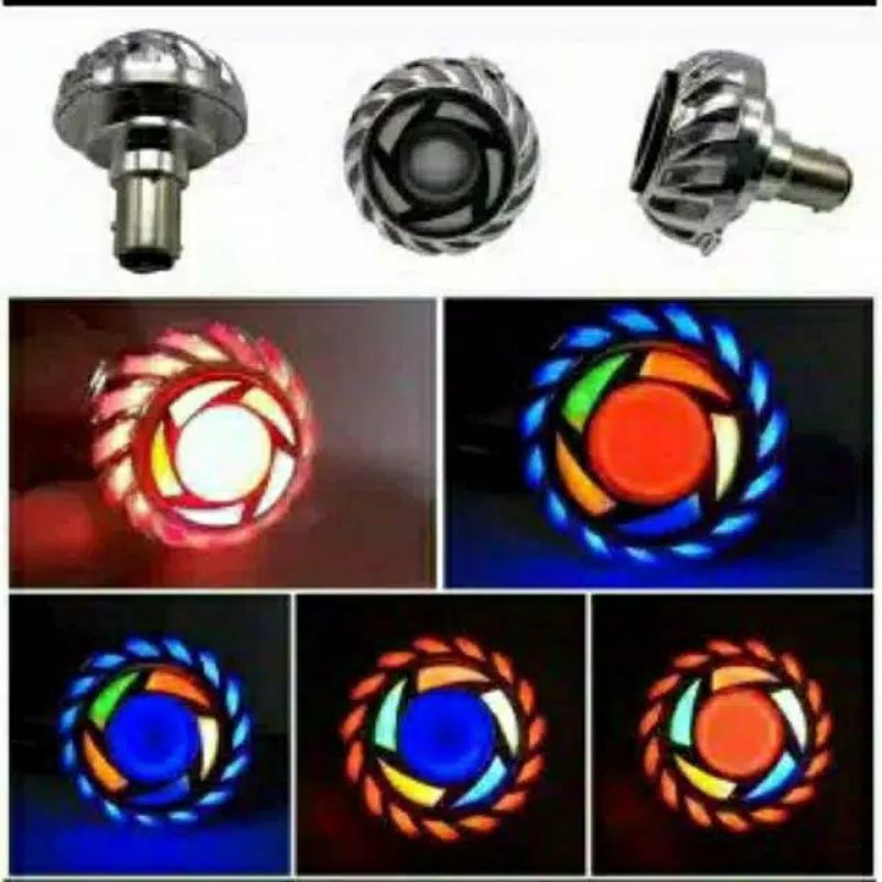 Đèn Phanh Bóng Led Hình Bán Nguyệt Chuyên Dụng Cho Xe Hơi Vixion Supra Jupiter Z Mio