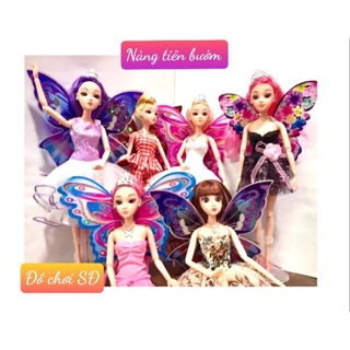 Búp bê nàng tiên bướm ( tặng đế trắng )