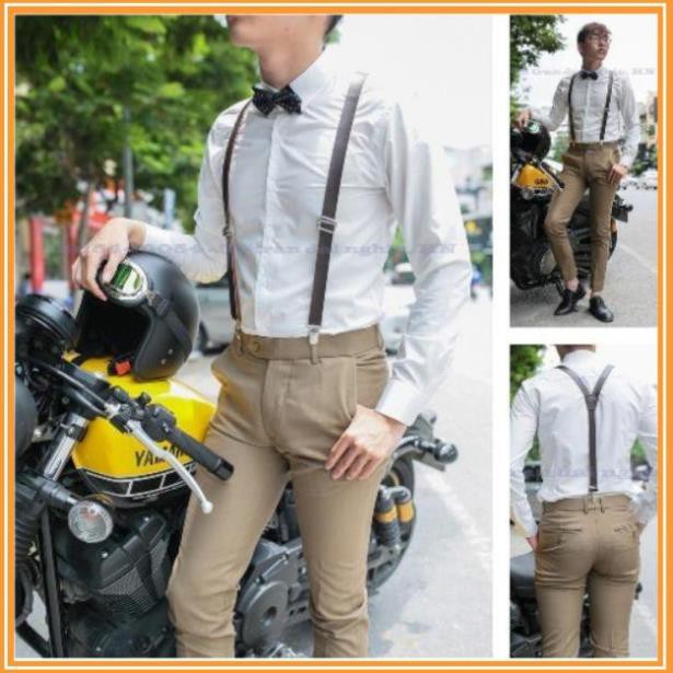 Bán sỉ - dây đeo quần suspender  bản 1,5cm - 2.5cm VINTAGE-RETRO - chuyên dự event, kỉ yếu. cao cấp