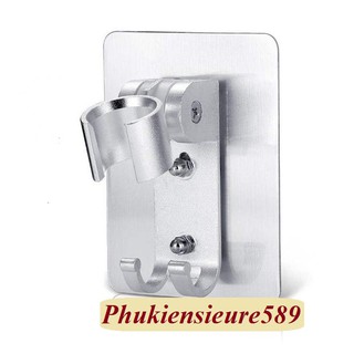 (PK) Giá đỡ vòi hoa sen bằng hợp kim nhôm không cần khoan đục