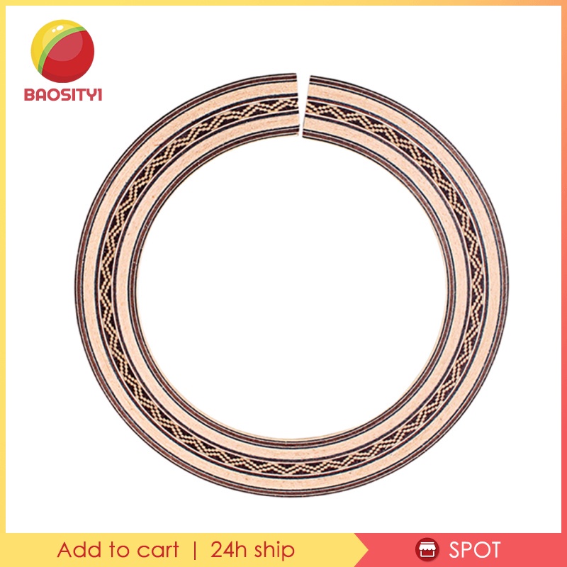 Phụ Kiện Lỗ Thoát Âm Thanh Thay Thế Bằng Gỗ 90mm Cho Đàn Guitar Acoustic Baosity1