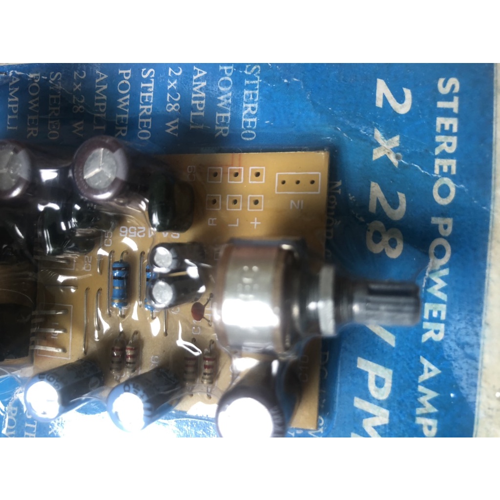 BO MẠCH KHUẾCH ĐẠI LOA ÂM THANH 2x28W PMPO SA-1256 -SONG MÃ
