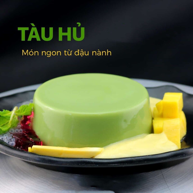 BỘT TÀU HŨ vị TRÀ XANH 100gr, chỉ duy nhất có tại Xưởng Chè ngon và đồ ăn vặt
