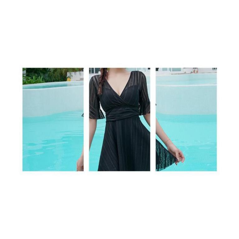 (Big Size) Bikini Đồ Bơi Liền Mảnh Kín Đáo Dạng Váy 😍 ་ ་  ྇