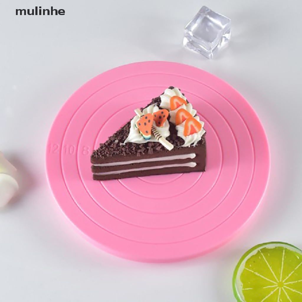 Bàn Xoay Làm Bánh Bằng Nhựa 14cm DIY