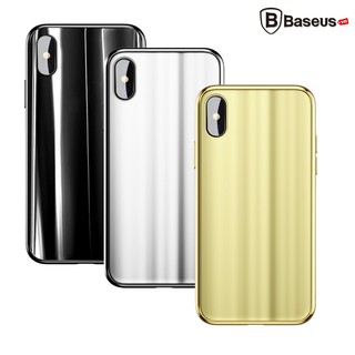Ốp lưng kính tráng gương 3D Baseus Sparkling Case LV218 cho iPhone X