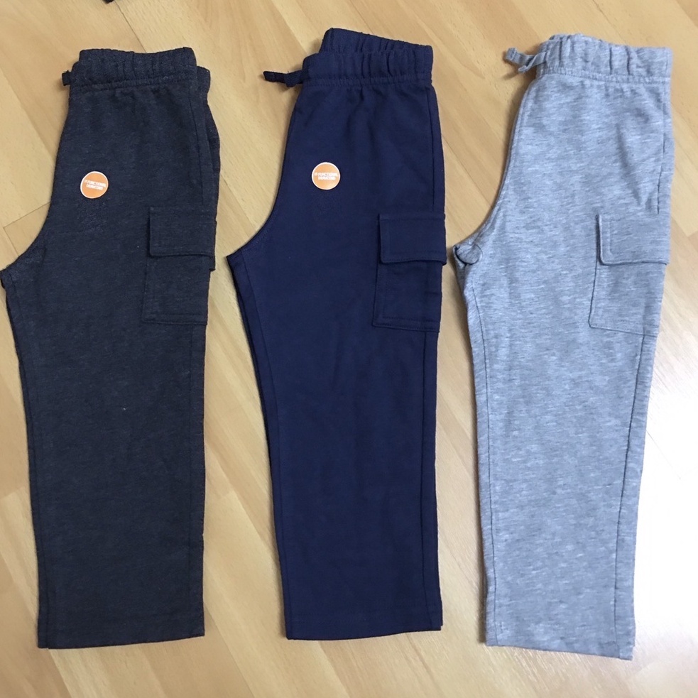 Quần dài da cá túi hộp dư xịn cho bé trai 1-5y