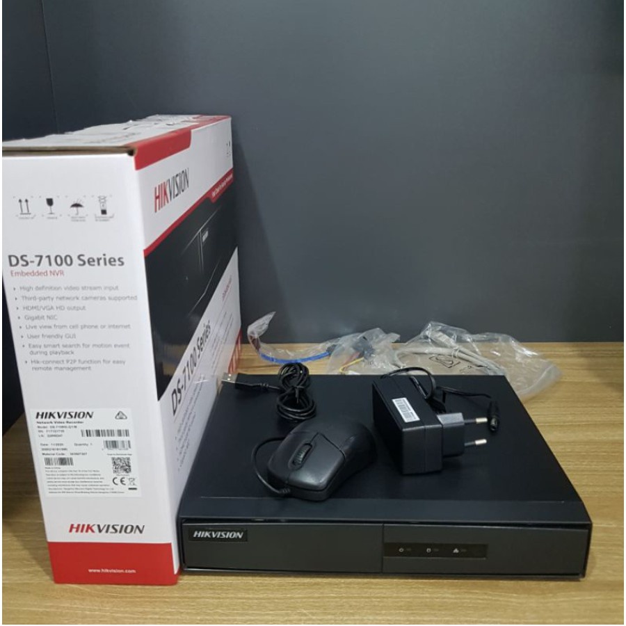 Đầu ghi hình IP 8 kênh HikvisionDS-7108NI-Q1/M  hàng chính hãng - Bảo hành 24 tháng