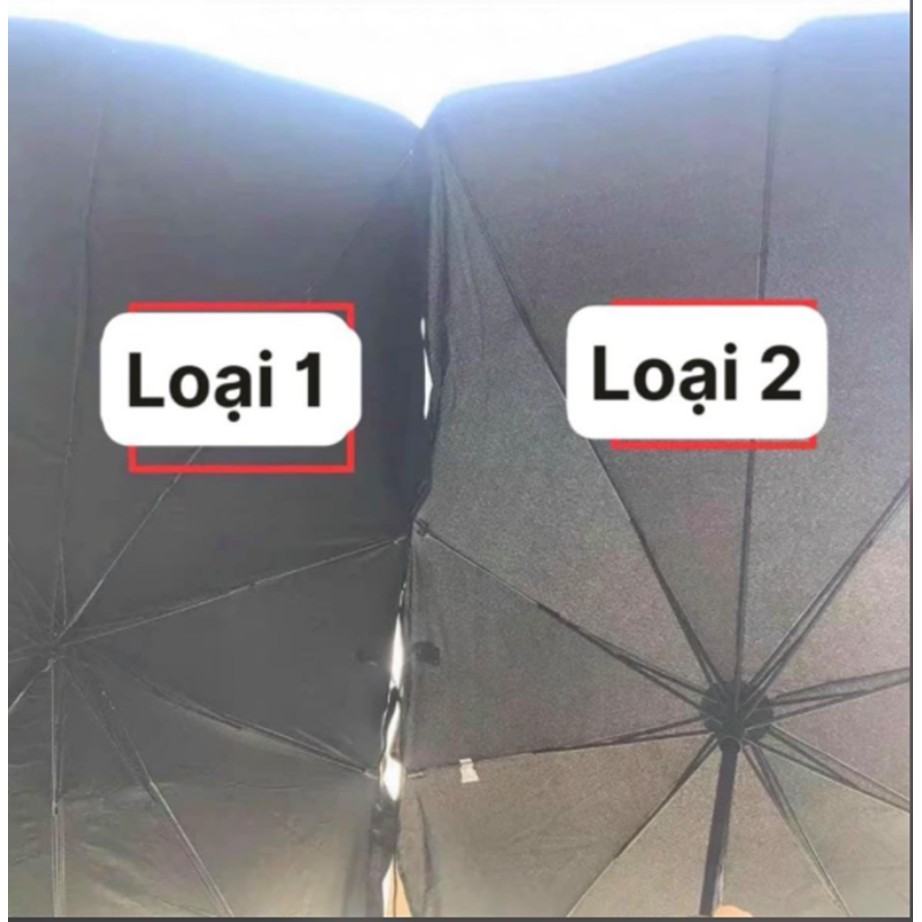 [Loại 1] Ô (dù) che chắn nắng kính lái xe hơi ô tô Cao Cấp, tiện dụng, gấp gọn, chắn nắng-giảm nhiệt độ-bảo vệ nội thất