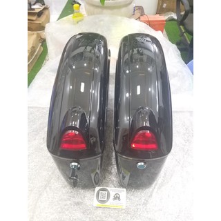 Cặp thùng hông bao gồm khung cho yamaha virago xv250, 125 ca250 / gz125hs / gz150 / dd250 ...