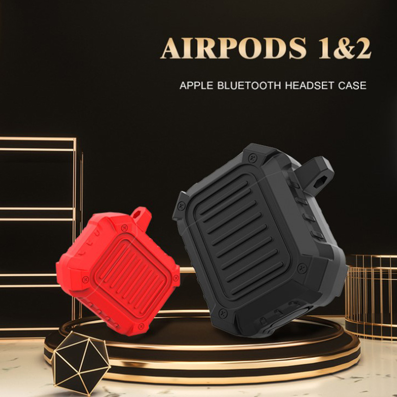 1 Vỏ Bảo Vệ Hộp Sạc Tai Nghe Airpods Chống Sốc Chất Lượng Cao Sự Bảo Vệ