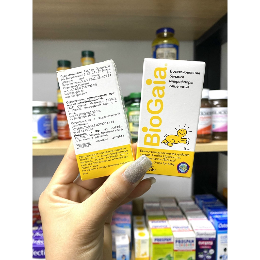 Men Vi Sinh Biogaia Protectis Drops Cải Thiện Hệ Tiêu Hóa Dung Tích 5ml