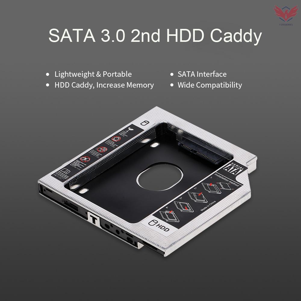 Hộp Đựng Ổ Cứng Ssd Hdd Sata3.0 2nd 12.7mm 2.5 Inch Bằng Hợp Kim Nhôm | BigBuy360 - bigbuy360.vn