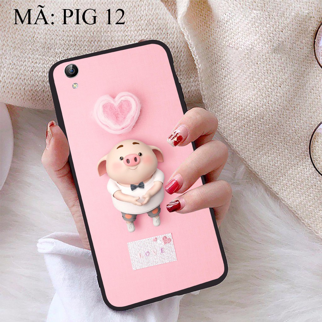 Ốp lưng Vivo Y51 viền dẻo TPU BST Pig Cute