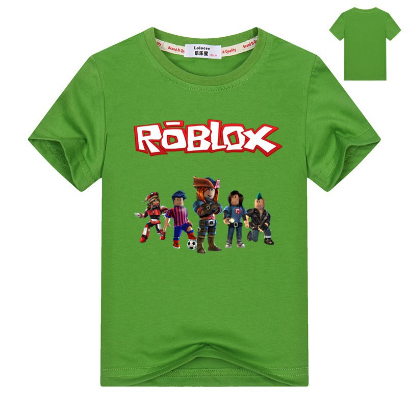 Áo thun ngắn tay in hình Roblox dành cho bé trai