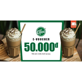 E Voucher Effoc Coffee trị giá 50,000VNĐ