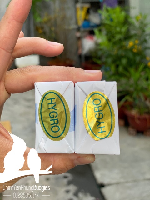 2 viên khoáng HYGRO TONIC BLOCK cho Vẹt & Chim Cảnh.
