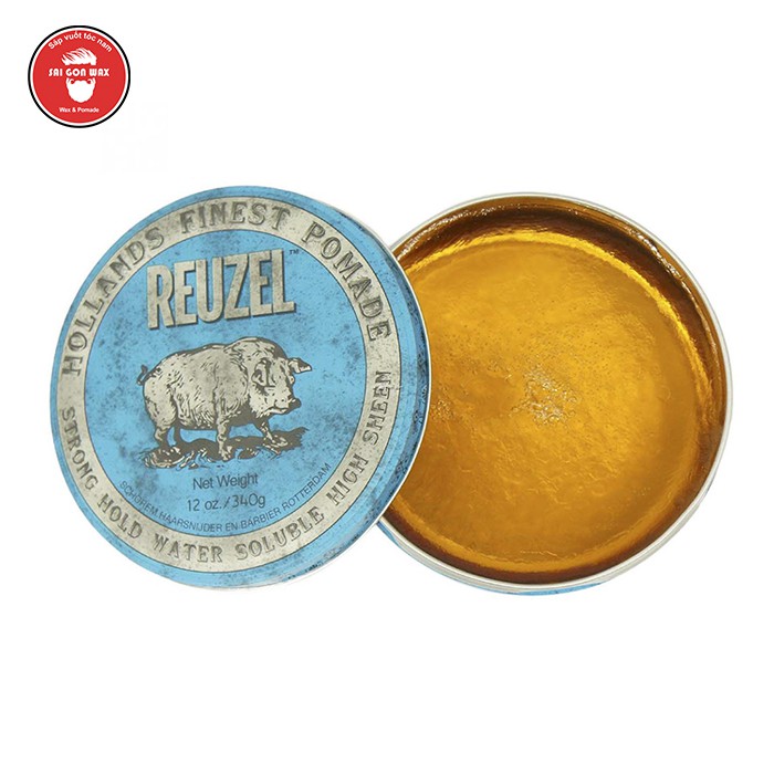 Sáp vuốt tóc Reuzel Blue Pomade - xanh dương