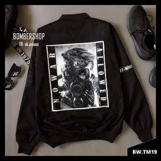 [Ảnh thật] Áo khoác Bomber No.WAR (hàng design cao cấp) [MS: BWTM19]