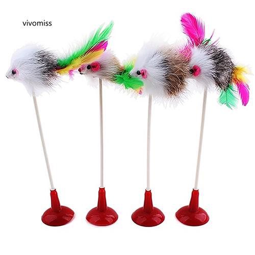 Đồ chơi chuột giả có giác hút cho mèo cưng