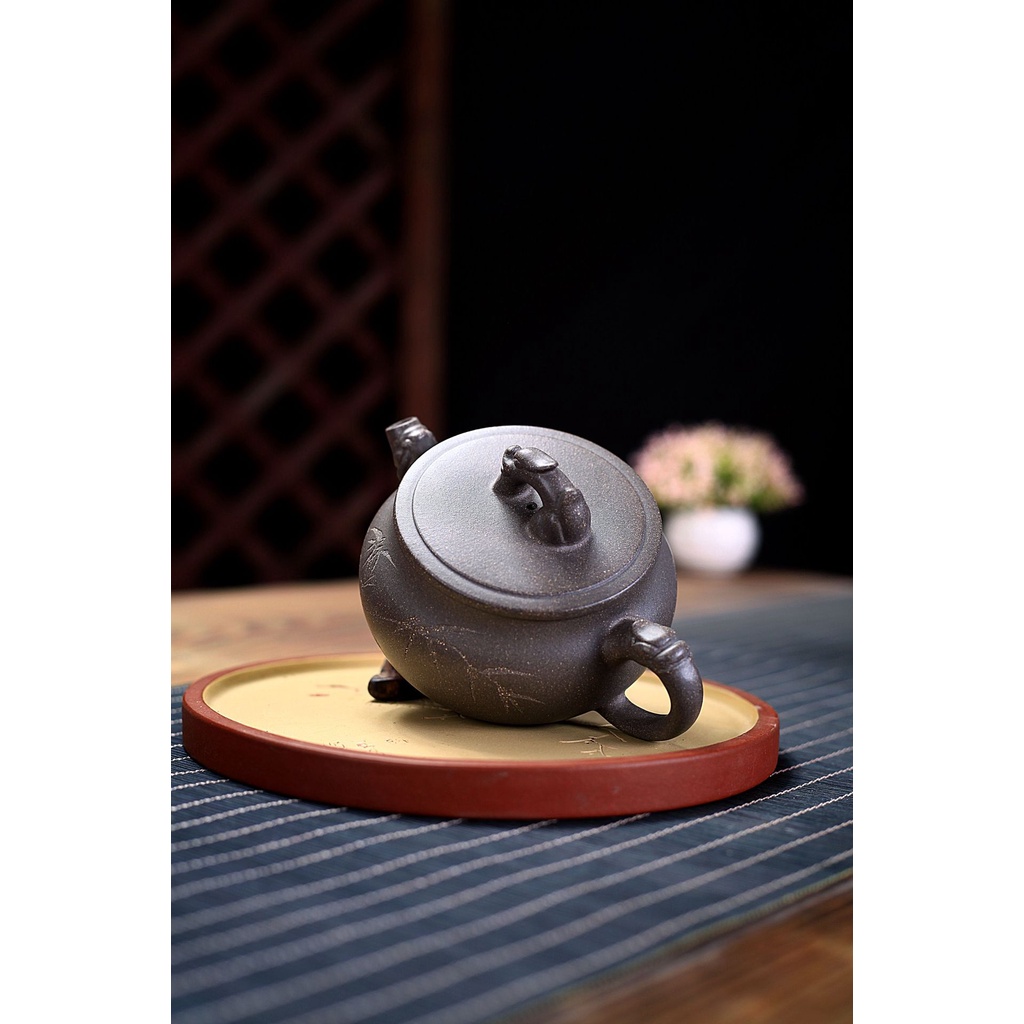 Ấm Tử Sa Nghi Hưng Thanh Phong Tuấn Tiết 300 ml (Thanh Khôi Nê)