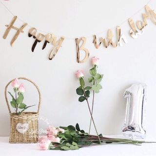 (2 MÀU)dây happybirthday ép kim bạc