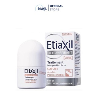 Lăn Khử Mùi Etiaxil Detranspirant Confort+ Peaux Sensibles 15ml