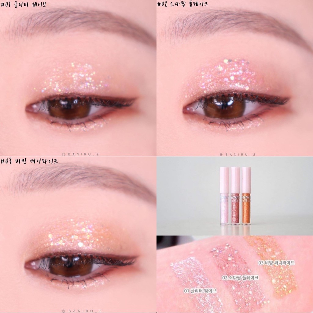 Nhũ mắt Peripera Sugar Twinkle Liquid Glitter | BigBuy360 - bigbuy360.vn