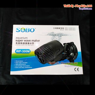 Máy tạo dòng nước làm sạch chất bẩn trong hồ Sobo WP 300M (10W – 7500L/H) siêu bền