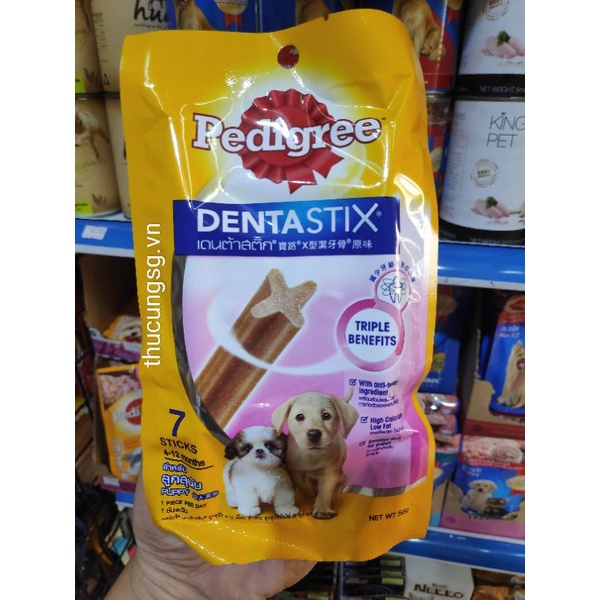 Bánh xương Pedigree DentaStix chăm sóc răng chó nhỏ 56g(vị gà)